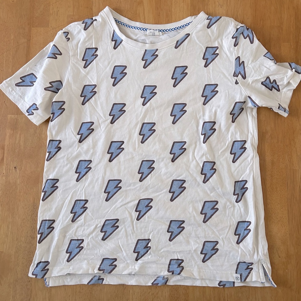 Lightning bolts all over printed tee by Sovereign Code boy tee